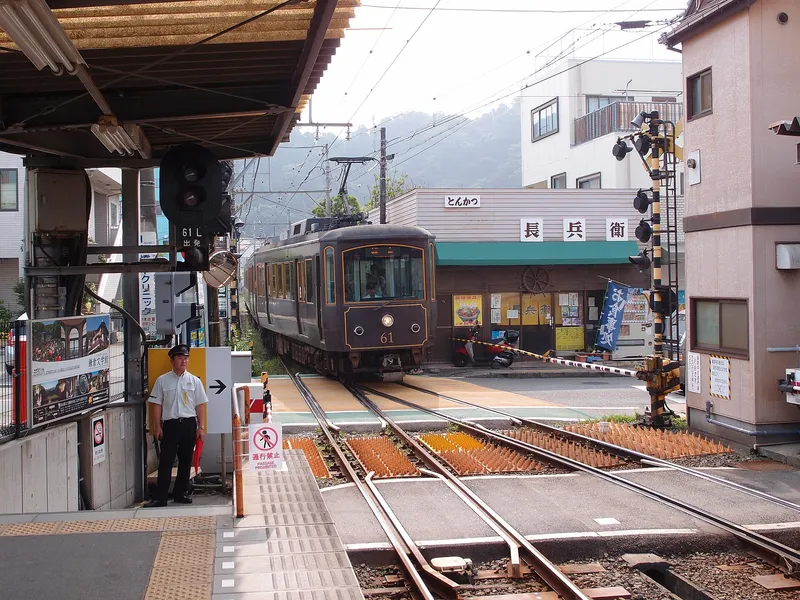 The Enoden Railway in Kamakura