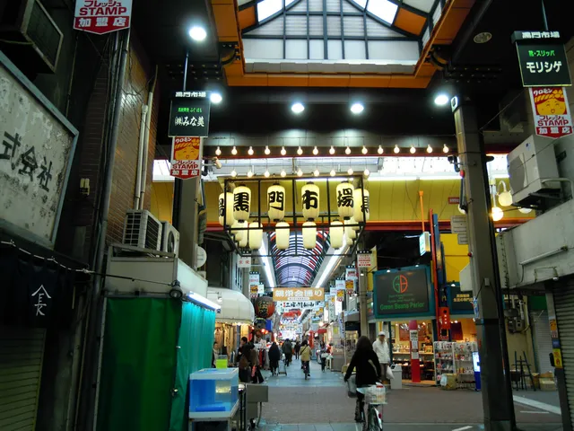 Kuromon Market in Osaka