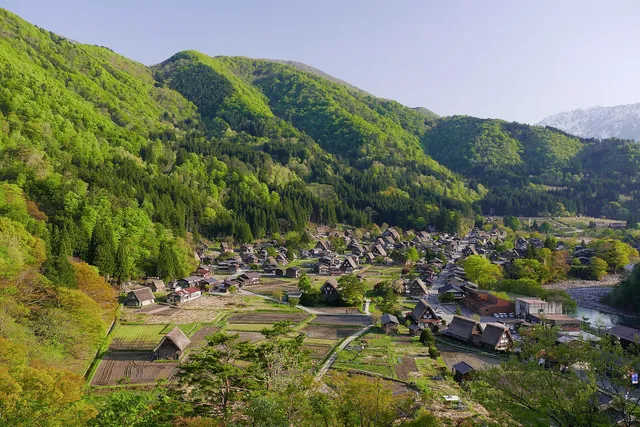 The Ogimachi Gassho Village in Shirakawago