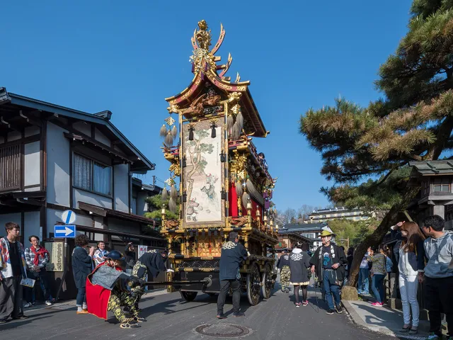 The Takayama Festival Floats in Takayama