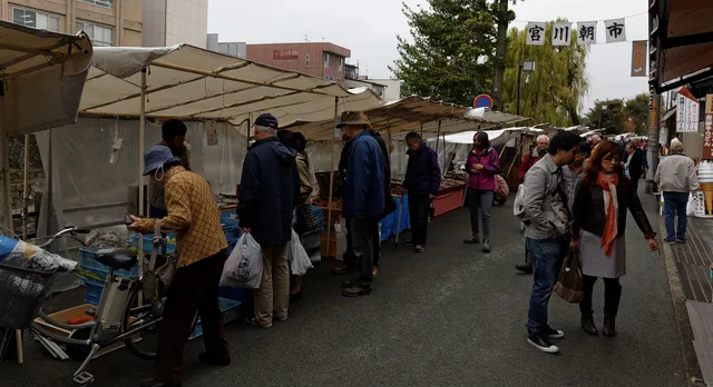Miyagawa Morning Market in Takayama