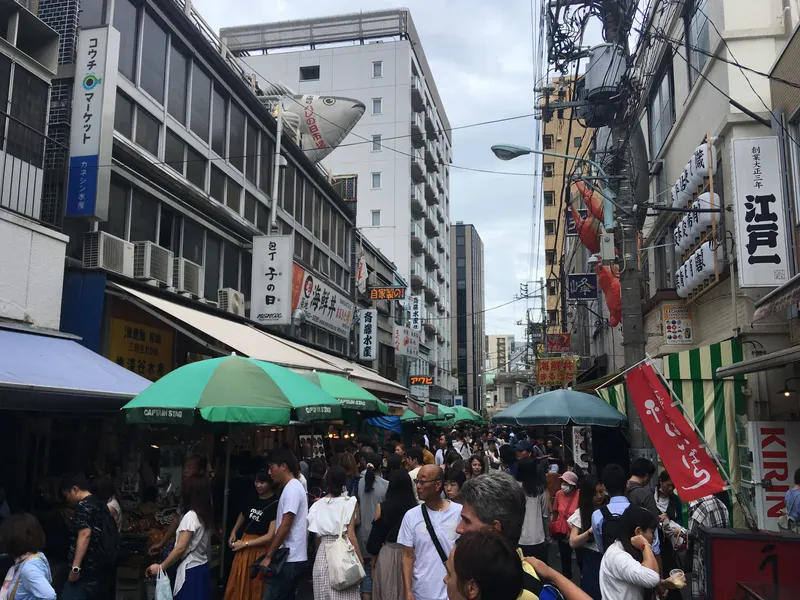 Tsukiji Outer Market in Tokyo